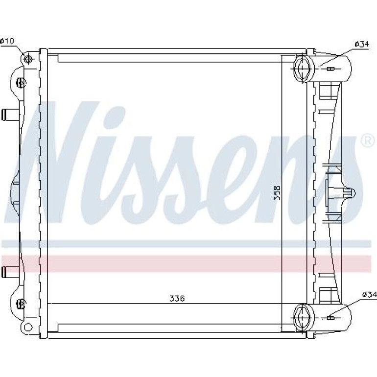 Wasserkühler PKW 63776