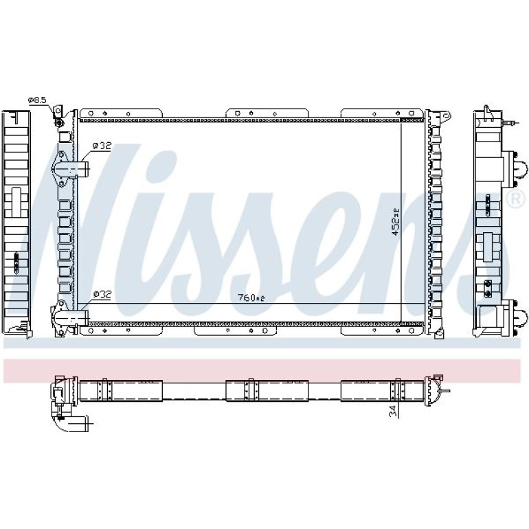 Wasserkühler PKW 63922 Wasserkühler PKW 63922
