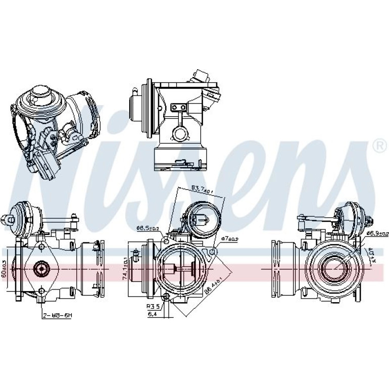 NISSENS Agr-Ventil 98346 NISSENS Agr-Ventil 98346