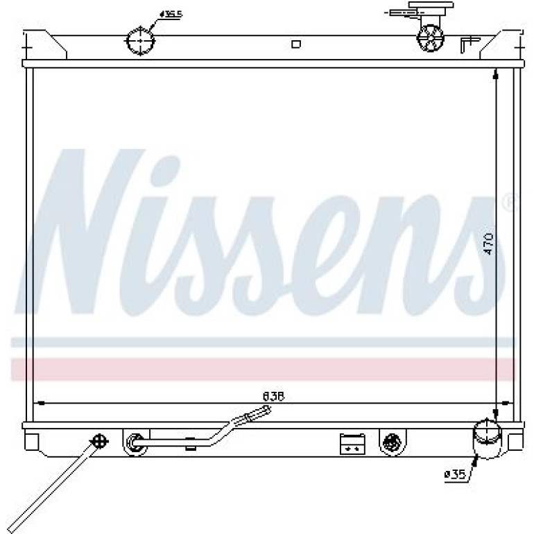 Wasserkühler PKW 66682