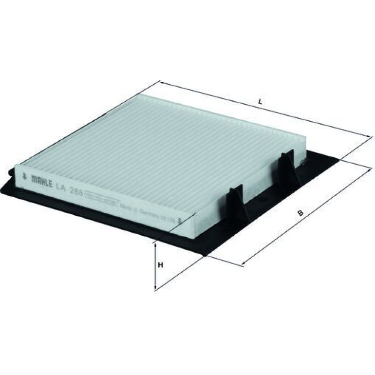 MAHLE Filter, Innenraumluft LA 288 MAHLE Filter, Innenraumluft LA 288