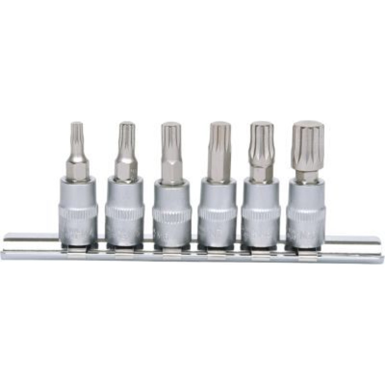 KS TOOLS 1/4 Bit-Steckschlüsselsatz, XZN-Profil, 6-teilig, M4-M10 911.1547 KS TOOLS 1/4 Bit-Steckschlüsselsatz, XZN-Profil, 6-teilig, M4-M10 911.1547