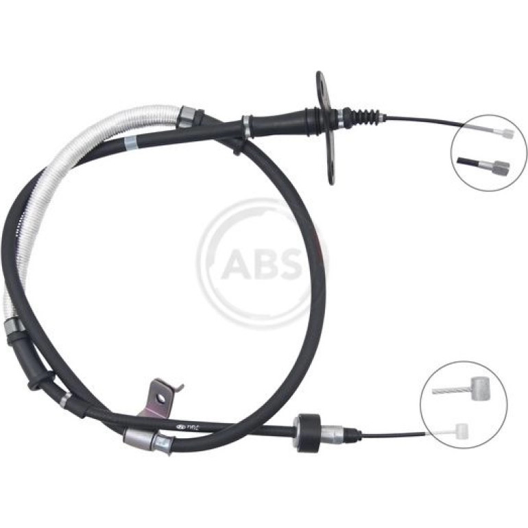 A.B.S. Handbremsseil Seilzug Festellbremse K17514 A.B.S. Handbremsseil Seilzug Festellbremse K17514