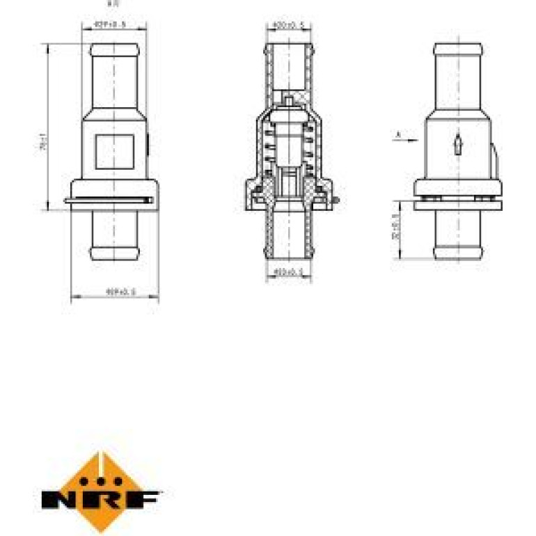 Thermostat, Kühlmittel 725166 Thermostat, Kühlmittel 725166