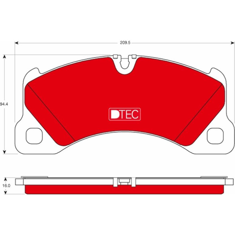 Bremsklötze VA DTEC GDB1774DTE Bremsklötze VA DTEC GDB1774DTE