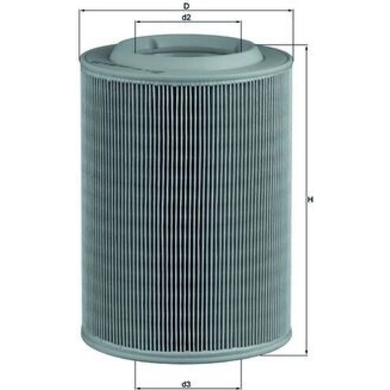 MAHLE Luftfilter LX 314 MAHLE Luftfilter LX 314