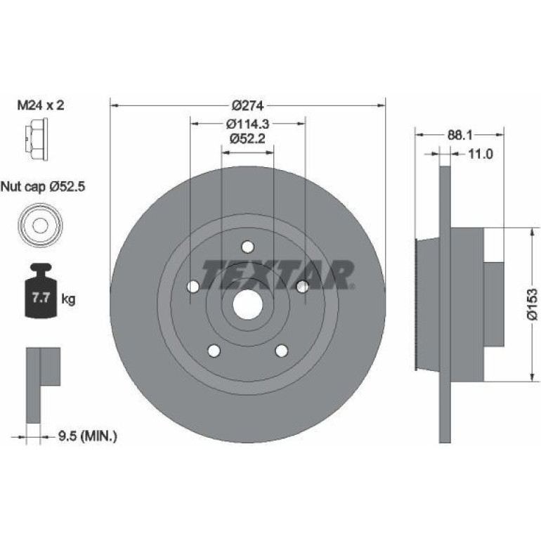 Bremsscheibe Renault T. Grand Scenic 09- Set Mit Abs-Lager 92232603 Bremsscheibe Renault T. Grand Scenic 09- Set Mit Abs-Lager 92232603