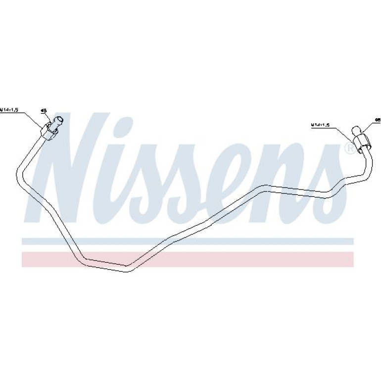 NISSENS Ölleitung, Lader 935219 NISSENS Ölleitung, Lader 935219