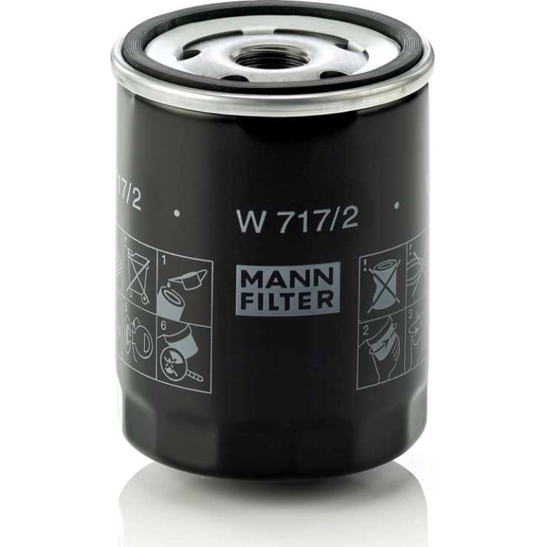Mann & Hummel Ölfilter PKW W 717/2 Mann & Hummel Ölfilter PKW W 717/2