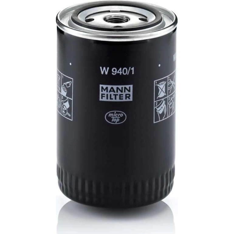 Mann & Hummel Ölfilter PKW W 940/1 Mann & Hummel Ölfilter PKW W 940/1