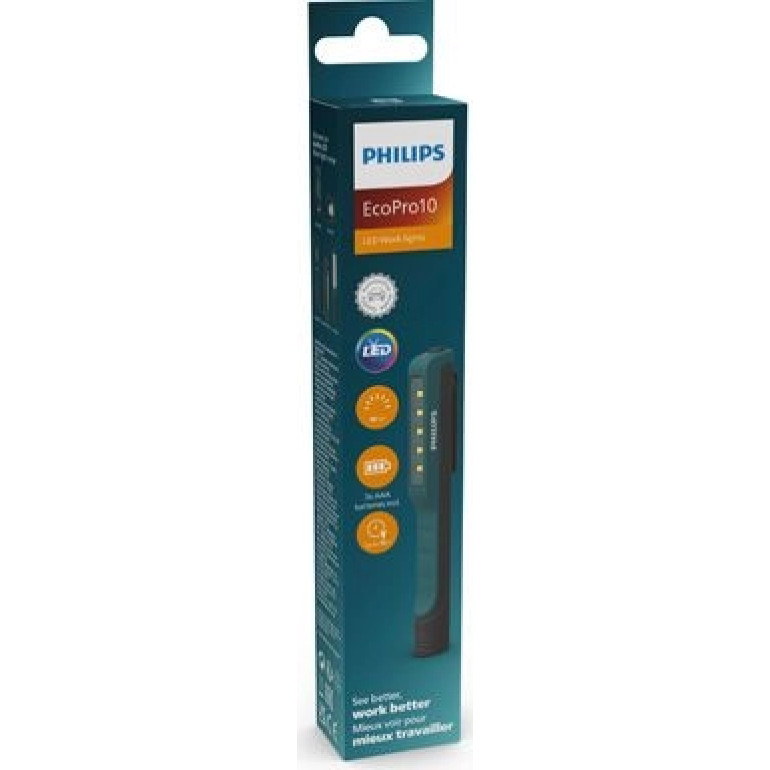 LED Inspection Werkstattlampe ECOPRO10 X1 RC120 3,7V 1 Stück Philips RC120X1 LED Inspection Werkstattlampe ECOPRO10 X1 RC120 3,7V 1 Stück Philips RC120X1