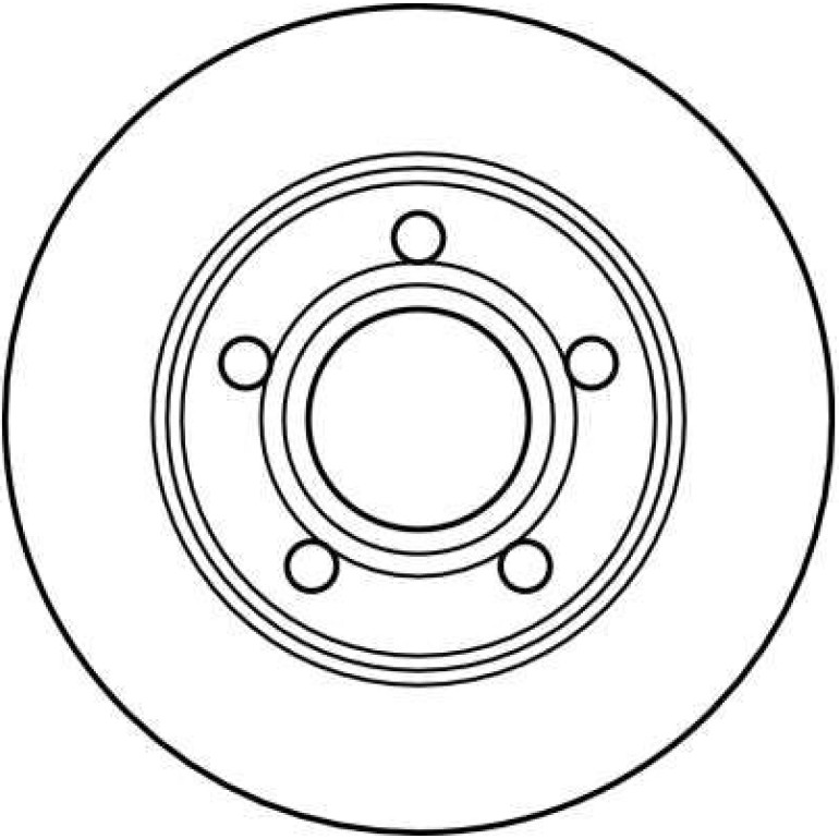 Bremsscheibe Vw T. A6 1.8-3 DF4039
