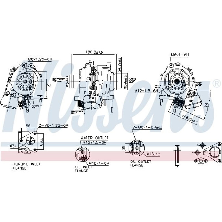 NISSENS Turbolader 93270 NISSENS Turbolader 93270