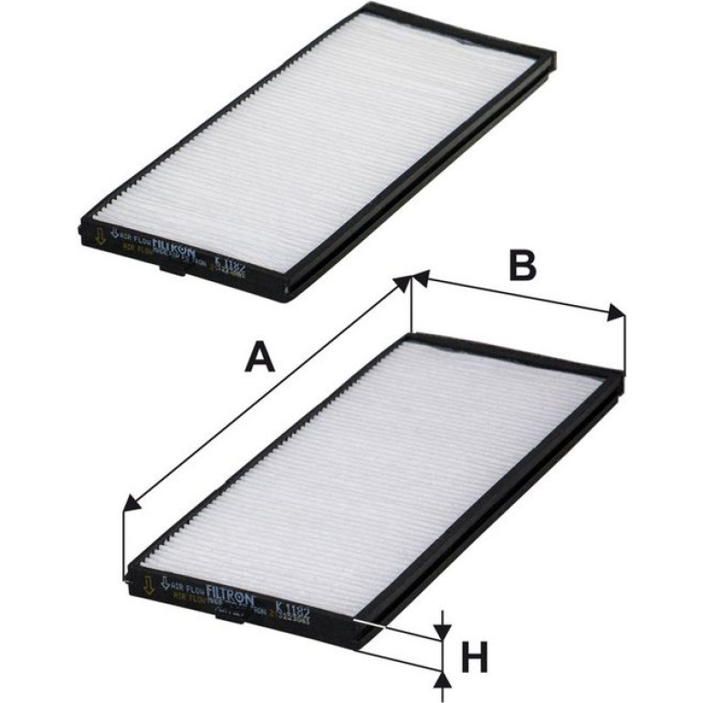 FILTRON Filter, Innenraumluft K 1182-2x FILTRON Filter, Innenraumluft K 1182-2x