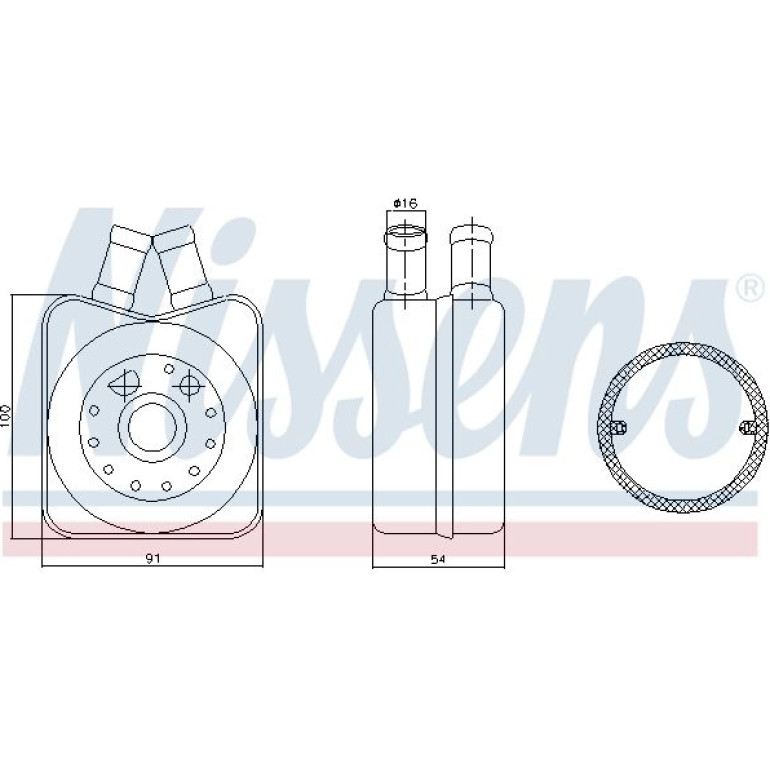 Ölkühler PKW 90606
