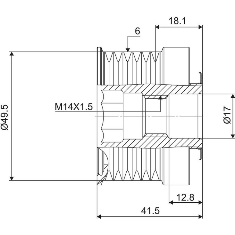 Generatorfreilauf 588054 Generatorfreilauf 588054
