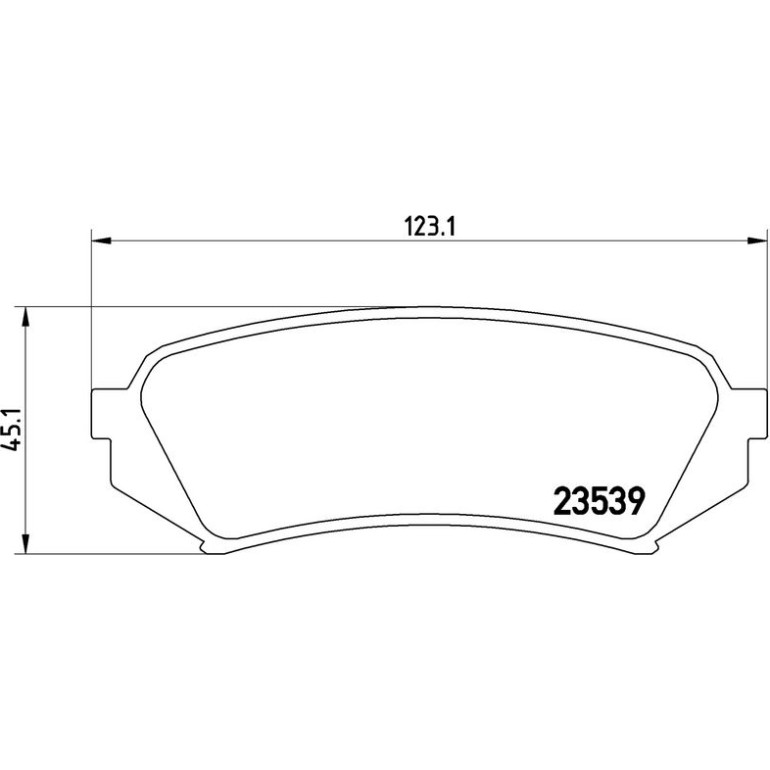 BREMBO Bremsklötze HA P 83 049 BREMBO Bremsklötze HA P 83 049