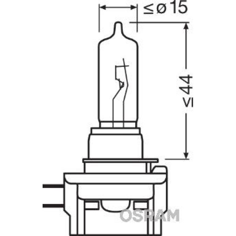 H9B OSRAM 12V 65W PGJY19-5 64243 H9B OSRAM 12V 65W PGJY19-5 64243