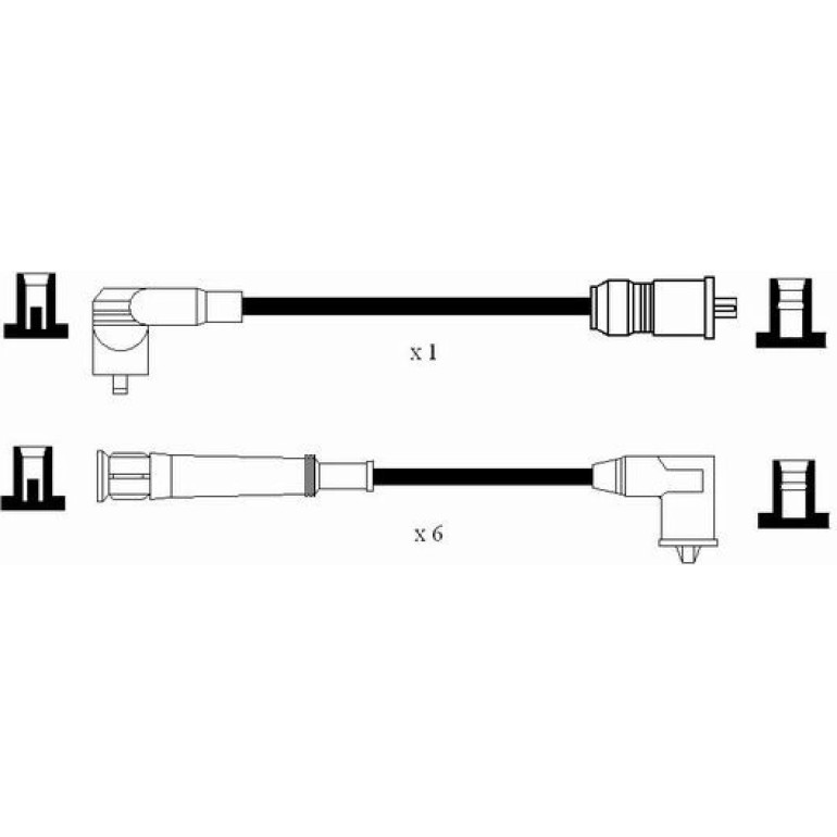 NGK Zündleitungssatz 0577 NGK Zündleitungssatz 0577
