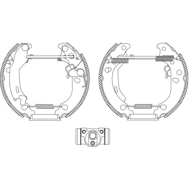 Satz Bremsbacken Fiat 500 1.2, 1.3D Multijet 10.07- (180X32) 84061000 Satz Bremsbacken Fiat 500 1.2, 1.3D Multijet 10.07- (180X32) 84061000