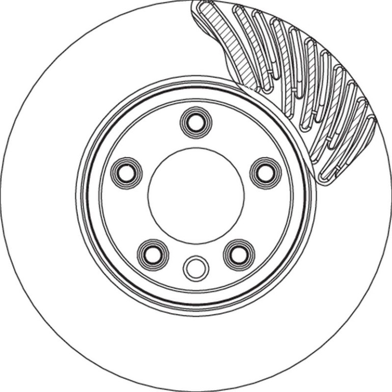 Bremsscheibe Porsche P. Cayenne/Touareg 18 Pr DF4760S