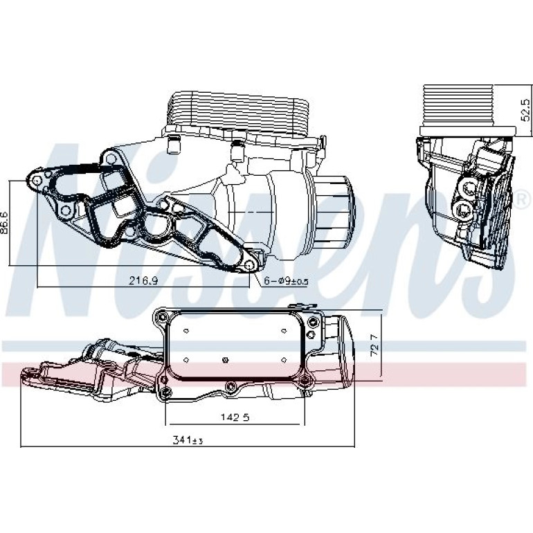 Ölkühler PKW 90933