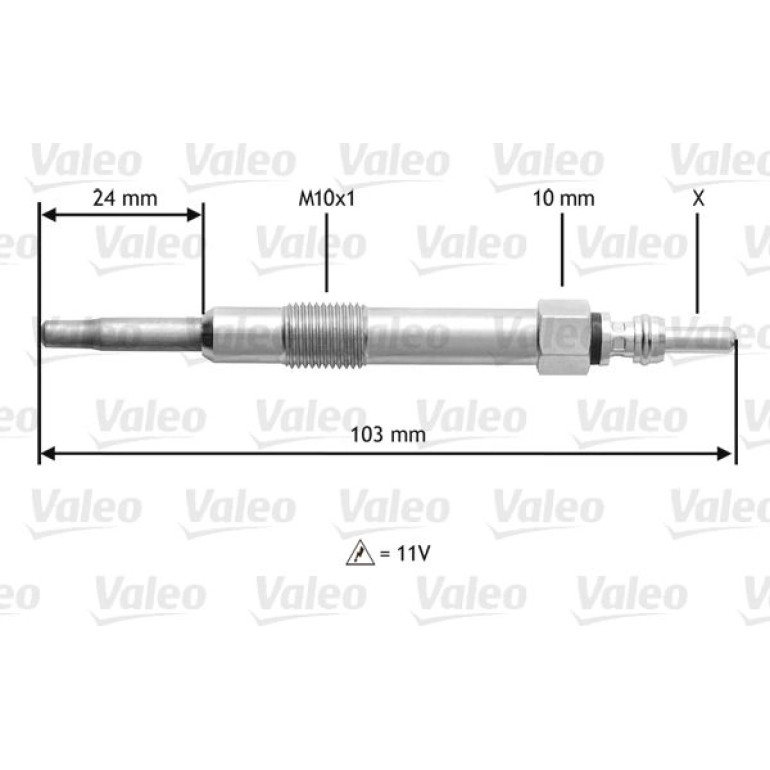 VALEO Glühkerze 345114 VALEO Glühkerze 345114