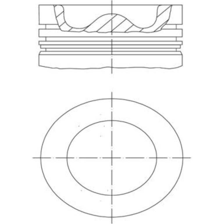 MAHLE Kolben 039 PI 00127 000 MAHLE Kolben 039 PI 00127 000