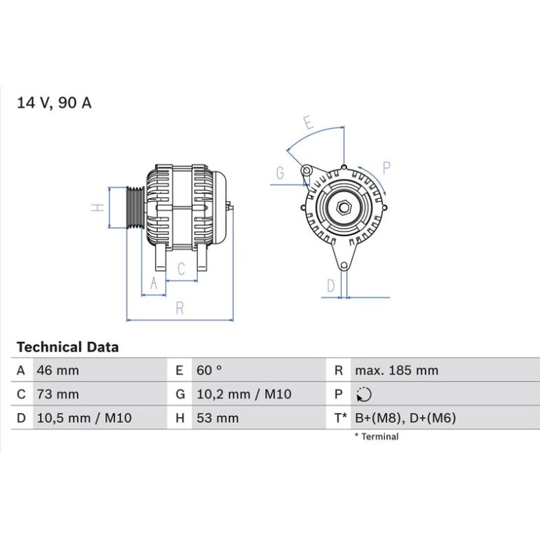 Lichtmaschine 0 986 040 380 Lichtmaschine 0 986 040 380