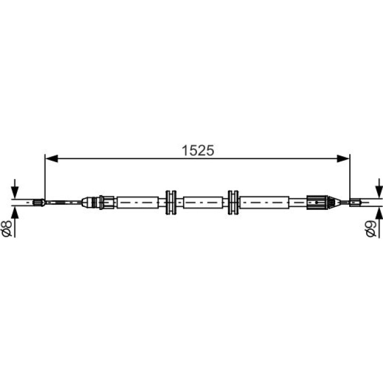 Handbremsseil li 1987482142 Handbremsseil li 1987482142