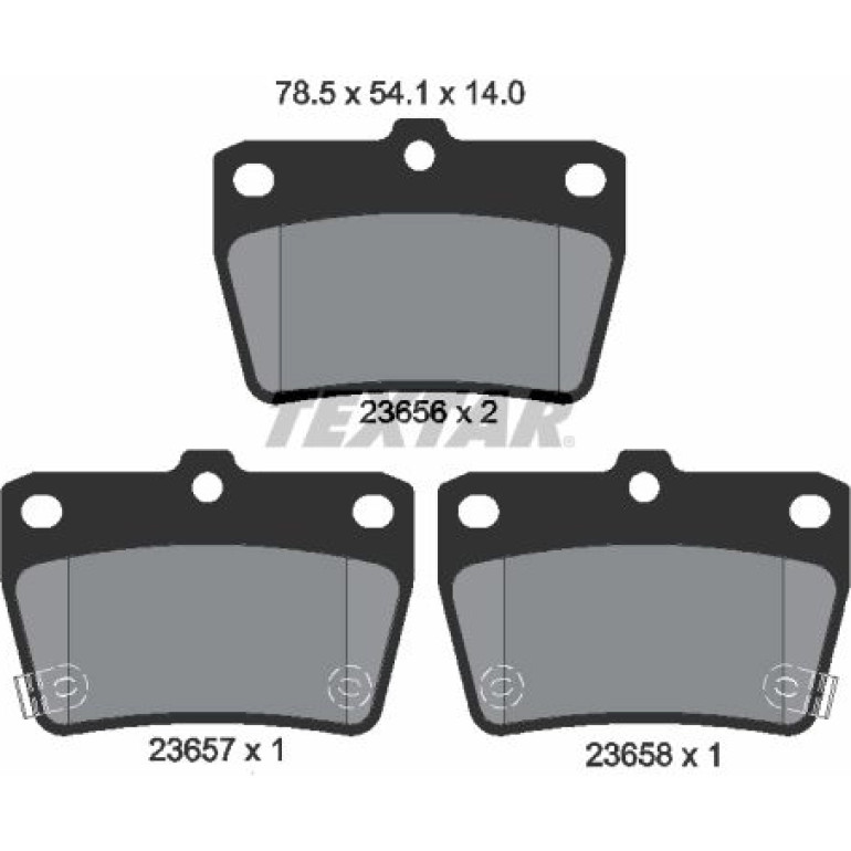 Bremsbelagsatz Toyota T. Rav-4 2365601 Bremsbelagsatz Toyota T. Rav-4 2365601