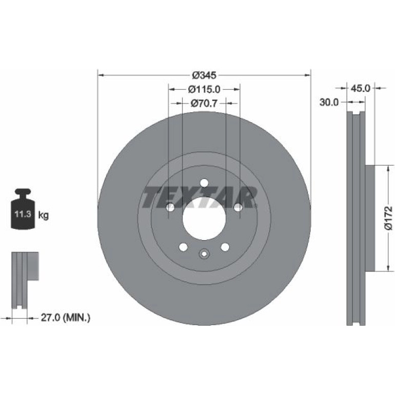 Bremsscheibe 92323705 Bremsscheibe 92323705