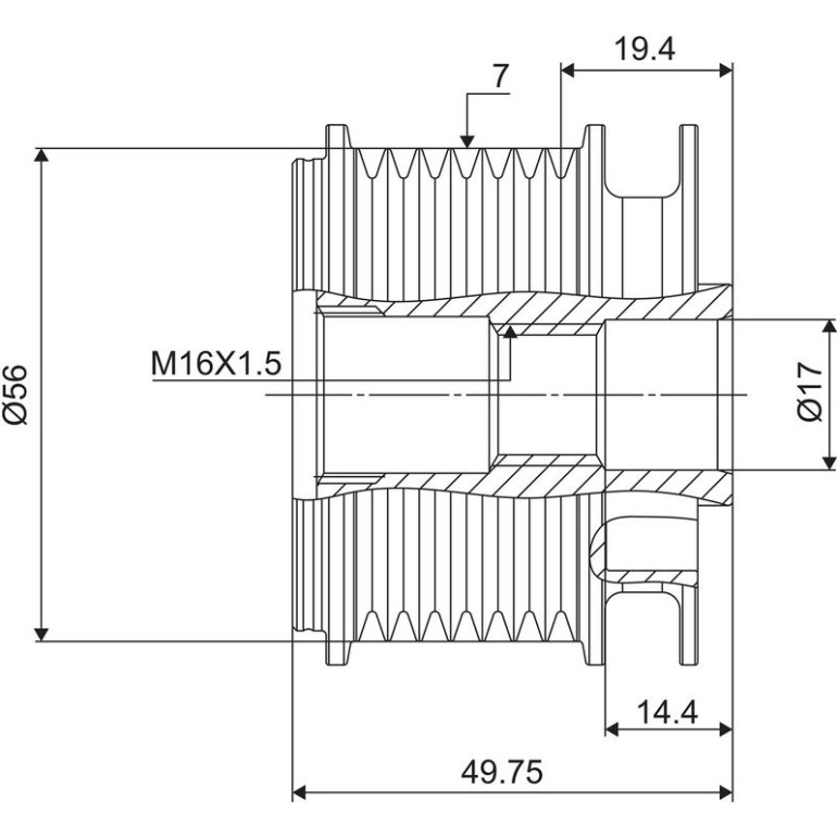 Generatorfreilauf 588052 Generatorfreilauf 588052