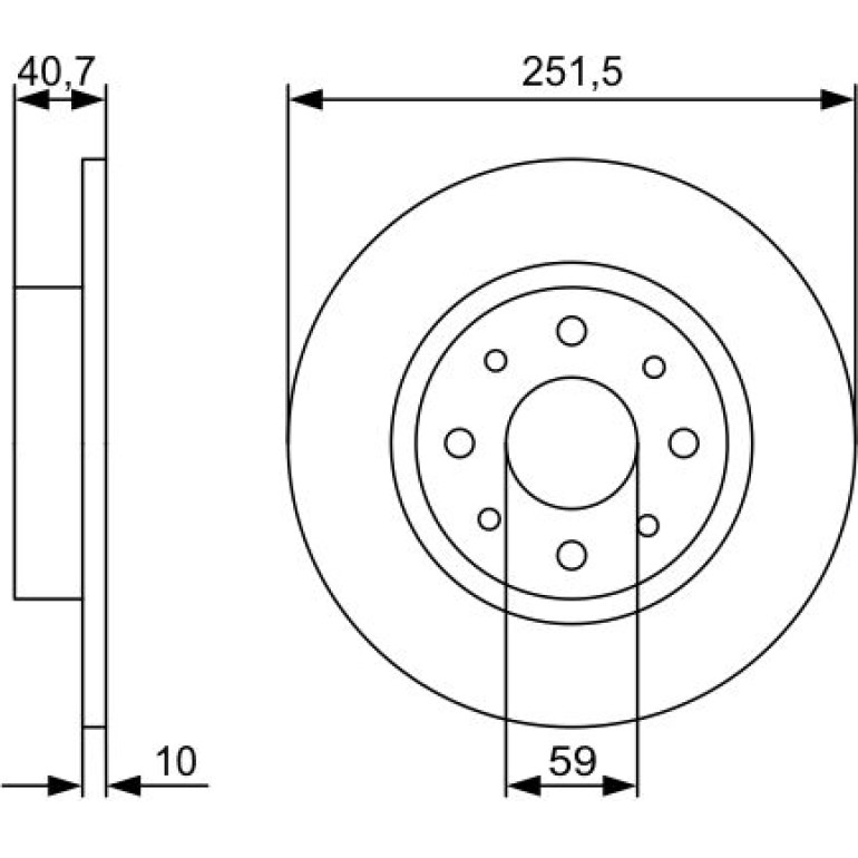 Bremsscheibe 0 986 479 C83