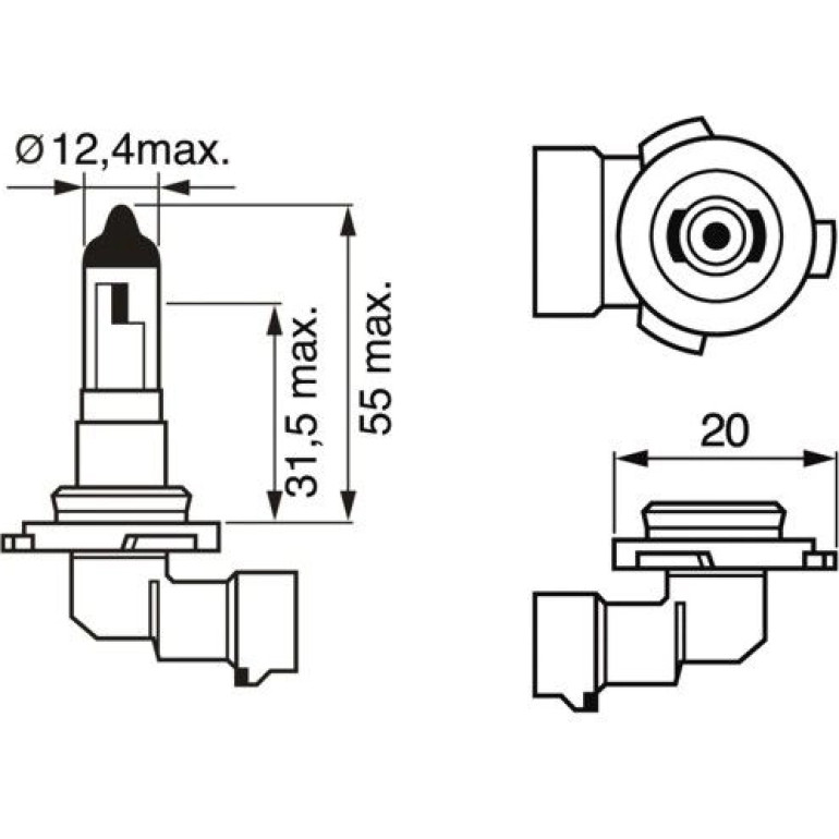 H10 12V 42W PURE LIGHT 1987302083 H10 12V 42W PURE LIGHT 1987302083
