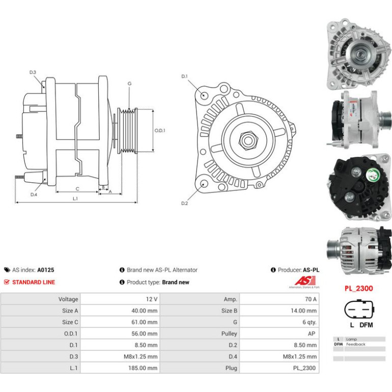 Generator A0125 Generator A0125