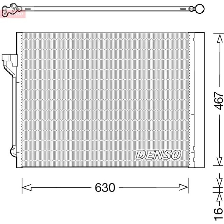 DENSO Klimaanlagenkühler DCN05029 DENSO Klimaanlagenkühler DCN05029
