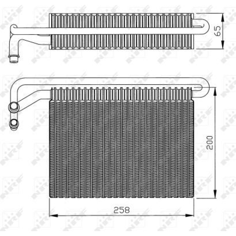 Verdampfer, Klimaanlage 36096 Verdampfer, Klimaanlage 36096