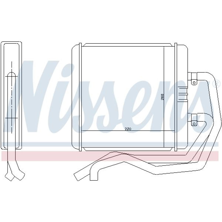 Heizkühler LKW 71811 Heizkühler LKW 71811