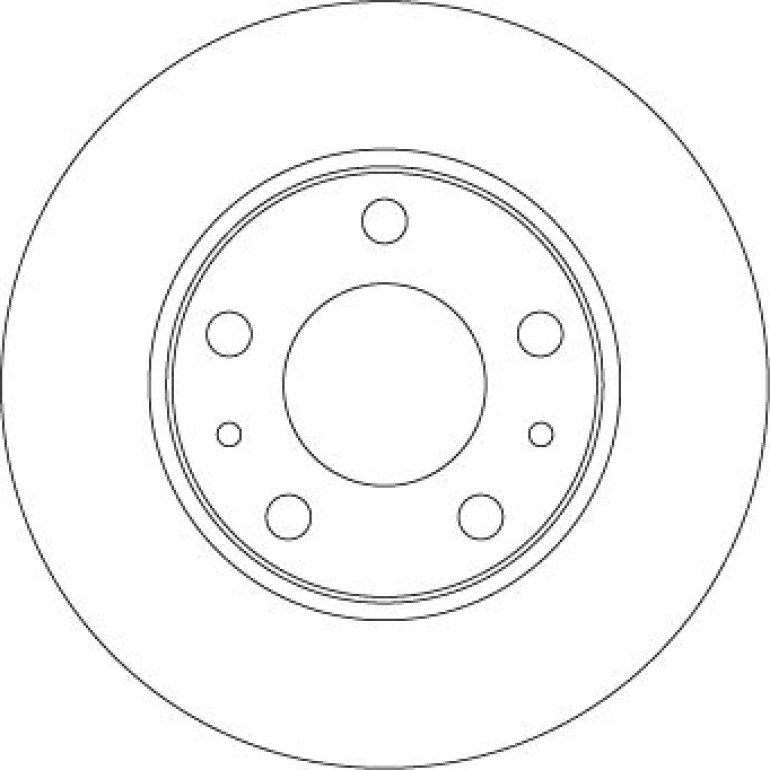 Bremsscheibe HA DF6287 Bremsscheibe HA DF6287