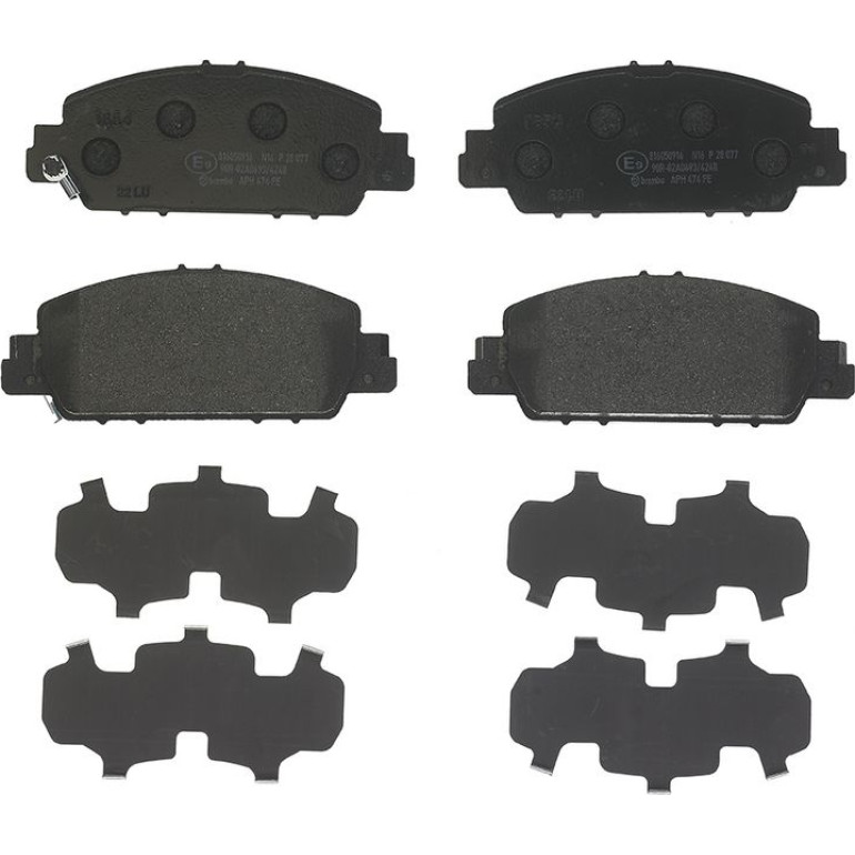 BREMBO Bremsklötze VA P 28 077 BREMBO Bremsklötze VA P 28 077