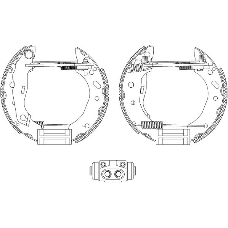 Satz Bremsbacken Ford T. Fiesta/Ka 1.0-1.6 95-08 (180X32) 84048800 Satz Bremsbacken Ford T. Fiesta/Ka 1.0-1.6 95-08 (180X32) 84048800