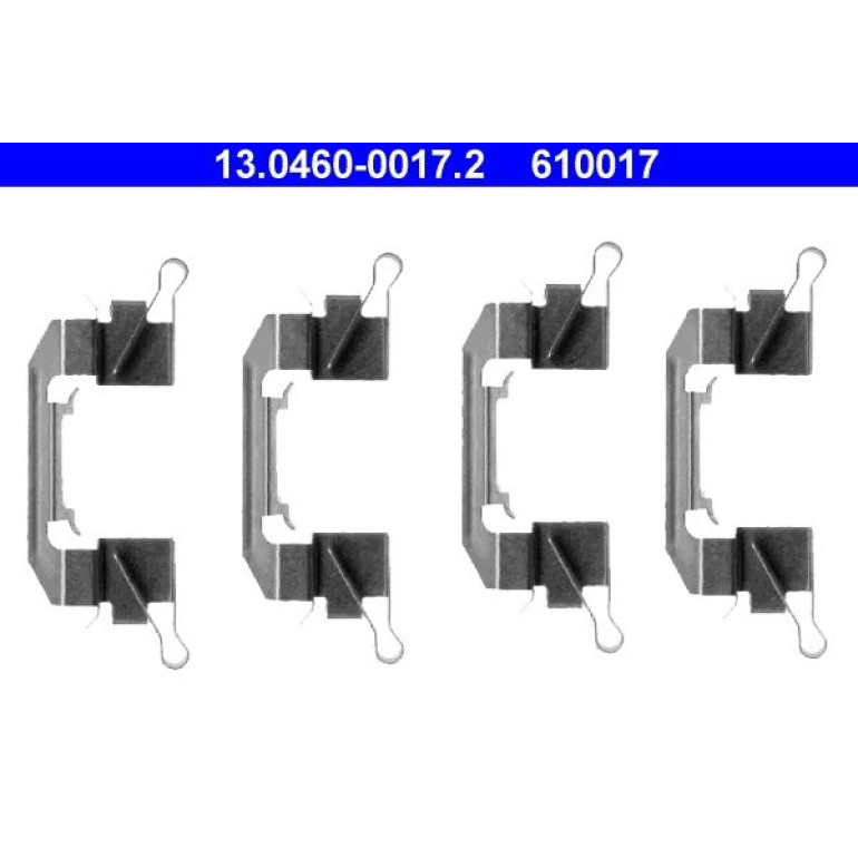 ATE Zubehör, Bremsbeläge 13.0460-0017.2 ATE Zubehör, Bremsbeläge 13.0460-0017.2