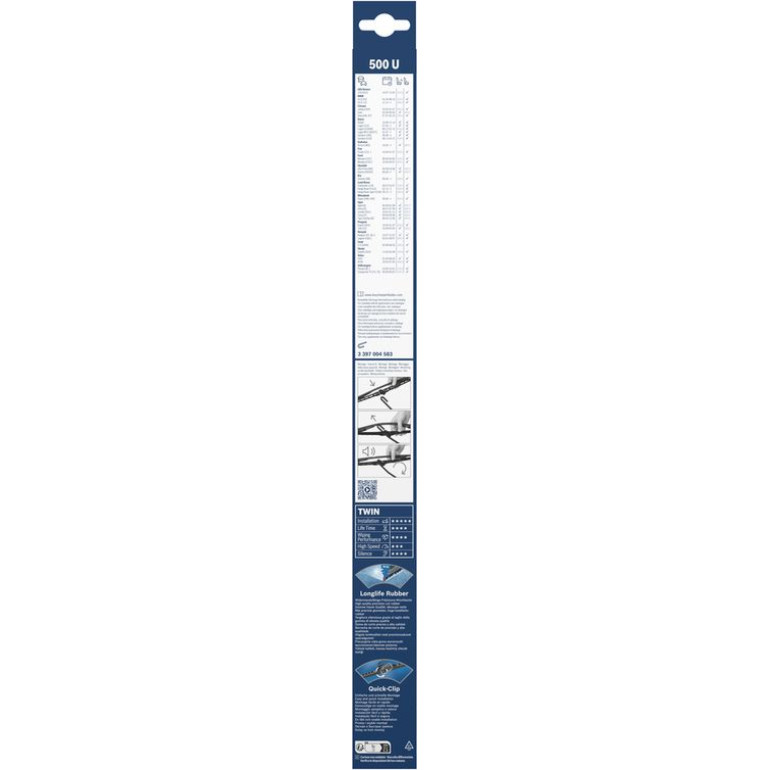 Bosch Wischerblatt 500U 3397004583 Bosch Wischerblatt 500U 3397004583
