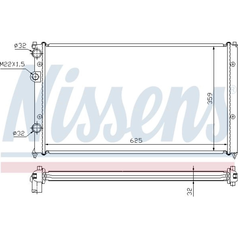 Wasserkühler PKW 652551 Wasserkühler PKW 652551