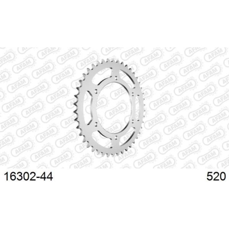 AFAM Kettenrad STAHL 44 Zähne 16302-44 AFAM Kettenrad STAHL 44 Zähne 16302-44