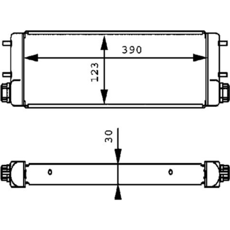 MAHLE Ölkühler, Motoröl CLC 169 001P MAHLE Ölkühler, Motoröl CLC 169 001P