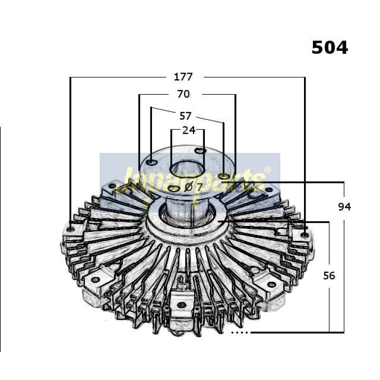Kupplung, K÷hlerl Nach VC-504