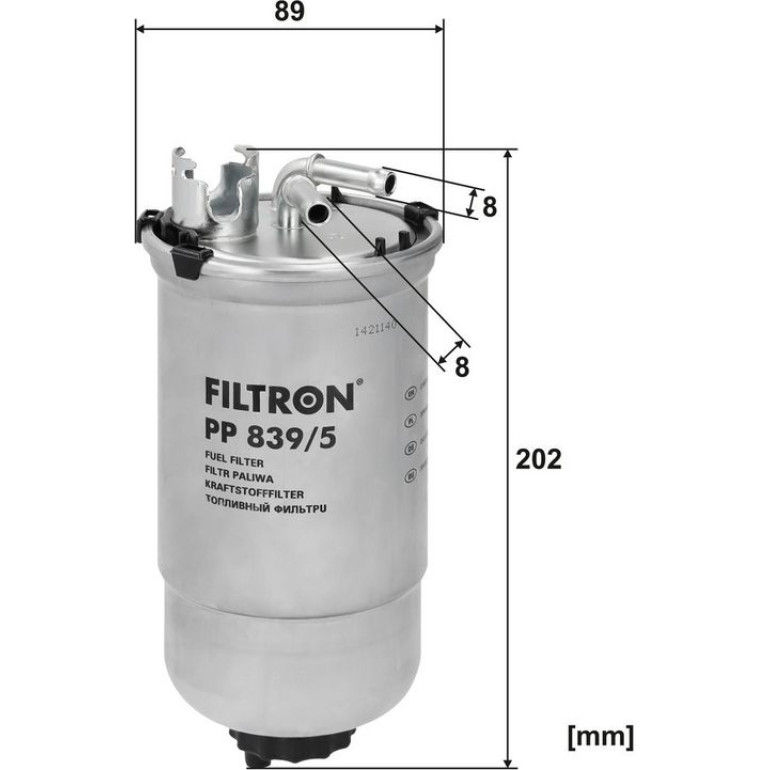 FILTRON Kraftstofffilter PP 839/5 FILTRON Kraftstofffilter PP 839/5