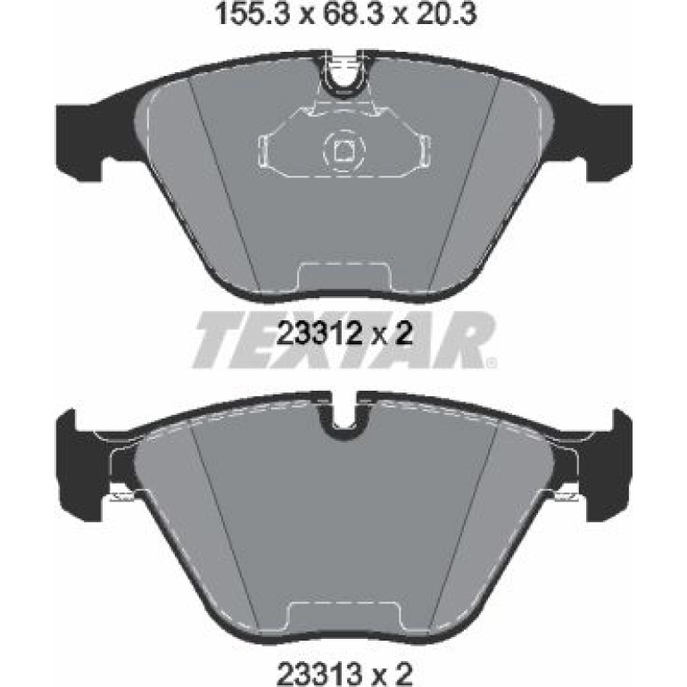 Bremsbelagsatz Bmw P. E60/E61/E65/E63 2331211